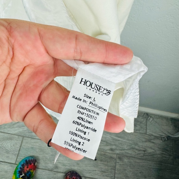 NWT House of CB Kasia Linen Mix Oversized Blazer - Picture 12 of 13